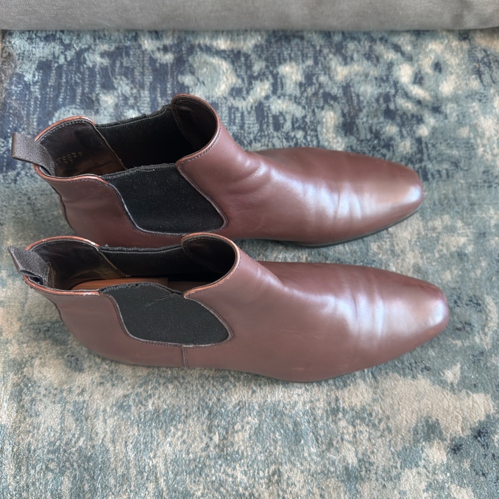 Prada Brown Leather Chukka Boots